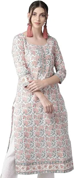 Amayra Women's Straight Fit Straight Kurti